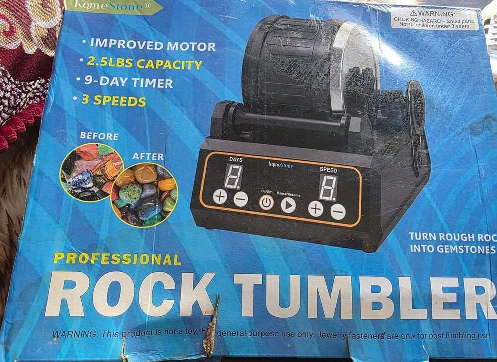 Komestone Professional Rock Tumbler Kit 2.5lb